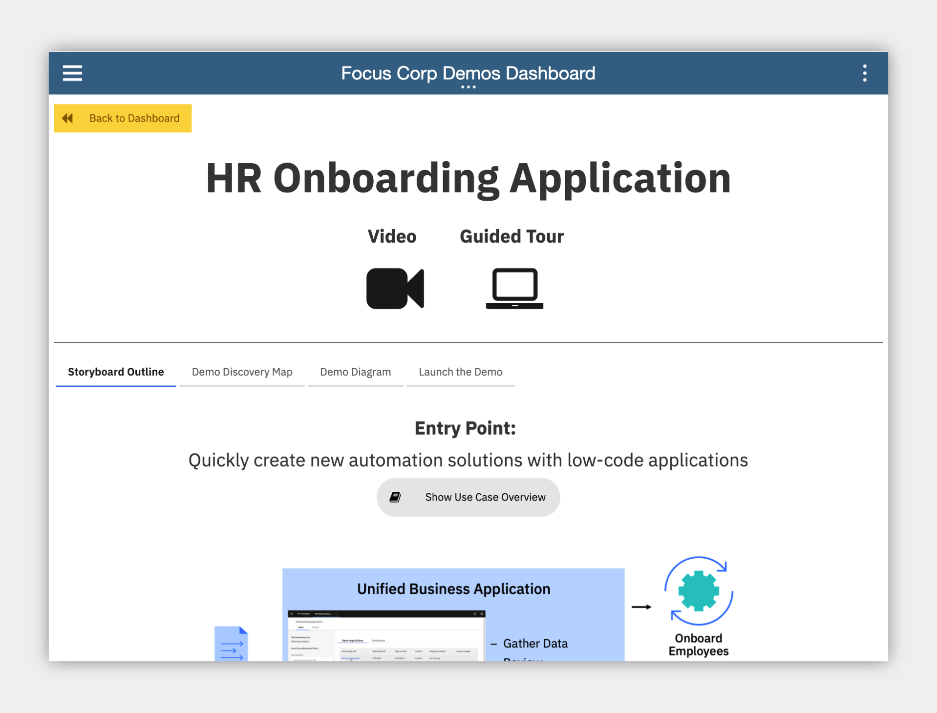 HR Onboarding App - Digital Business Automation