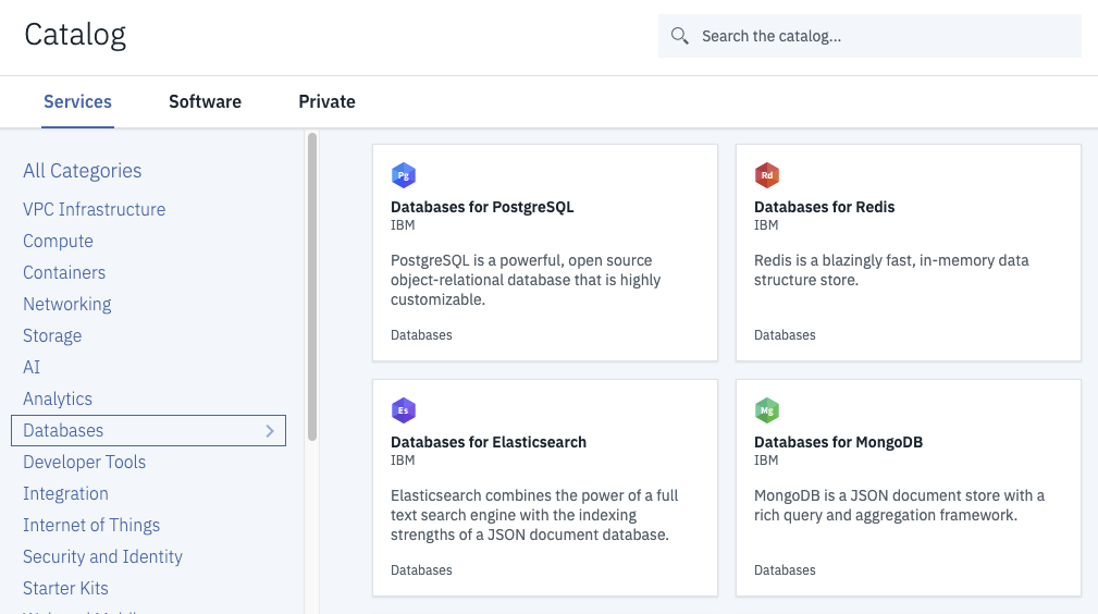 IBM Cloud Database